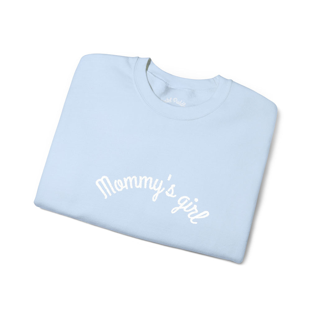 Mommy’s Girl Embroidered Crewneck Sweatshirt