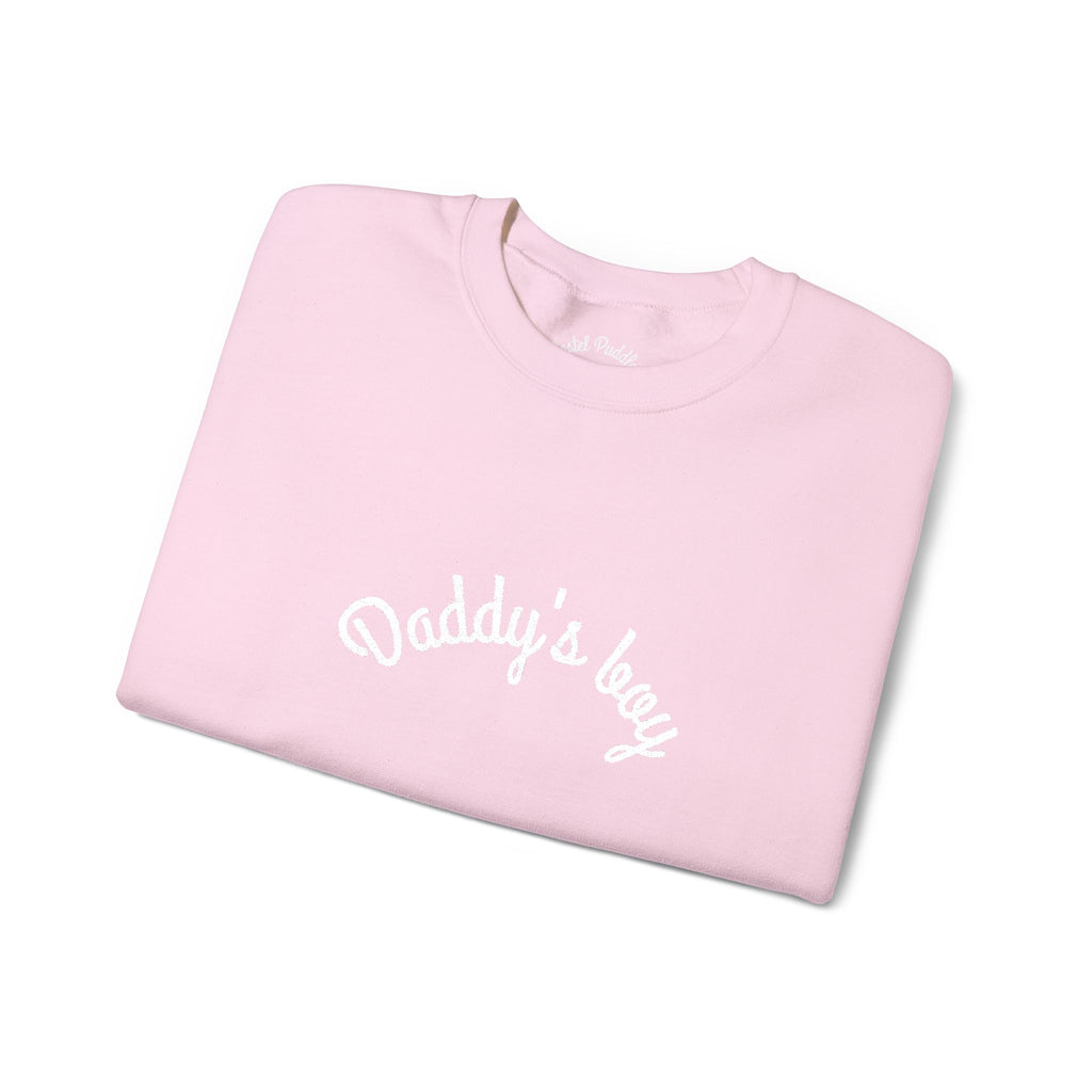 Daddy’s boy Embroidered Crewneck Sweatshirt
