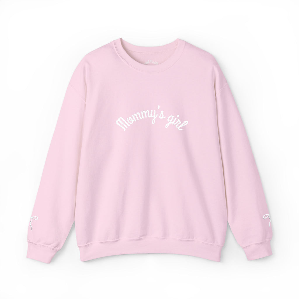 Mommy’s Girl Embroidered Crewneck Sweatshirt