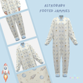 Astrobaby Footed Jammies