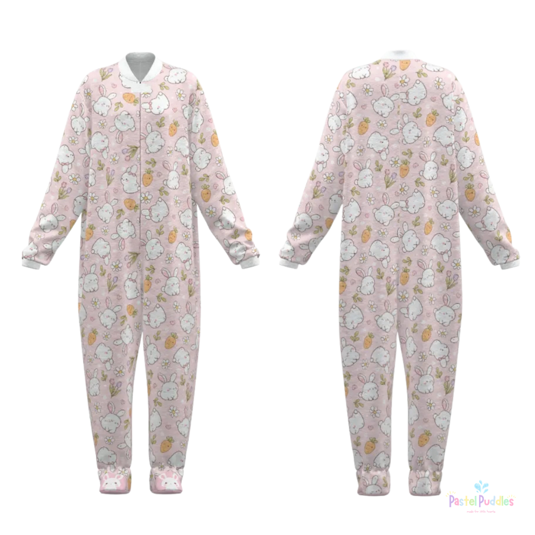 Baby Bunnies footed jammies