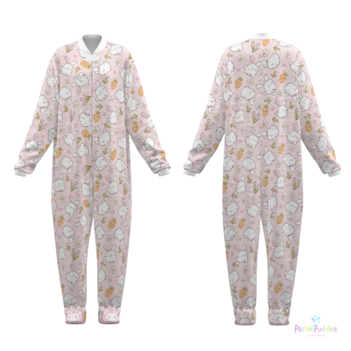 Baby Bunnies footed jammies