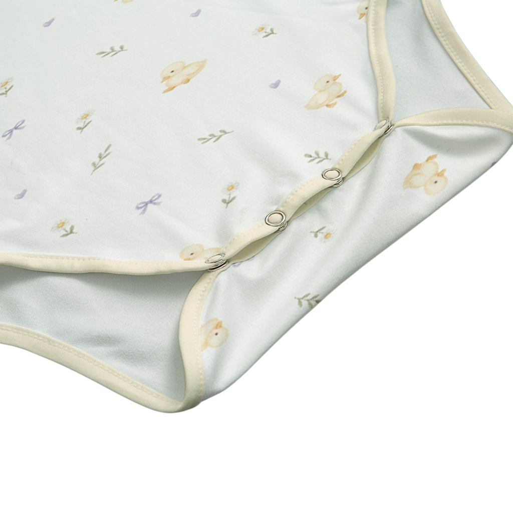 Dainty Duckling short sleeve onesie