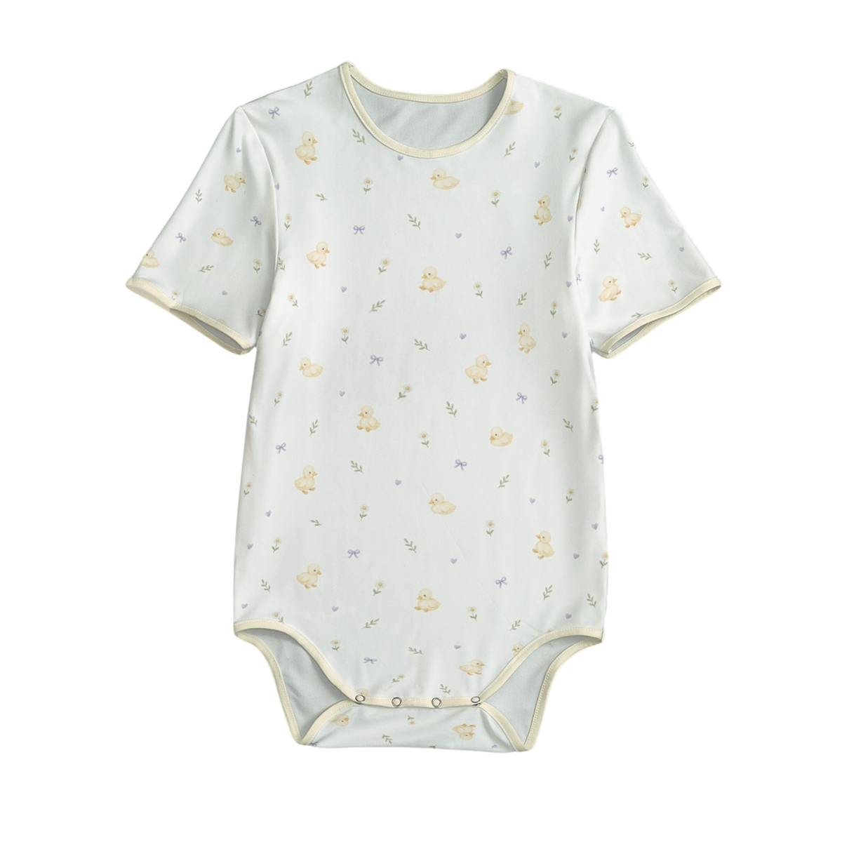 Dainty Duckling short sleeve onesie