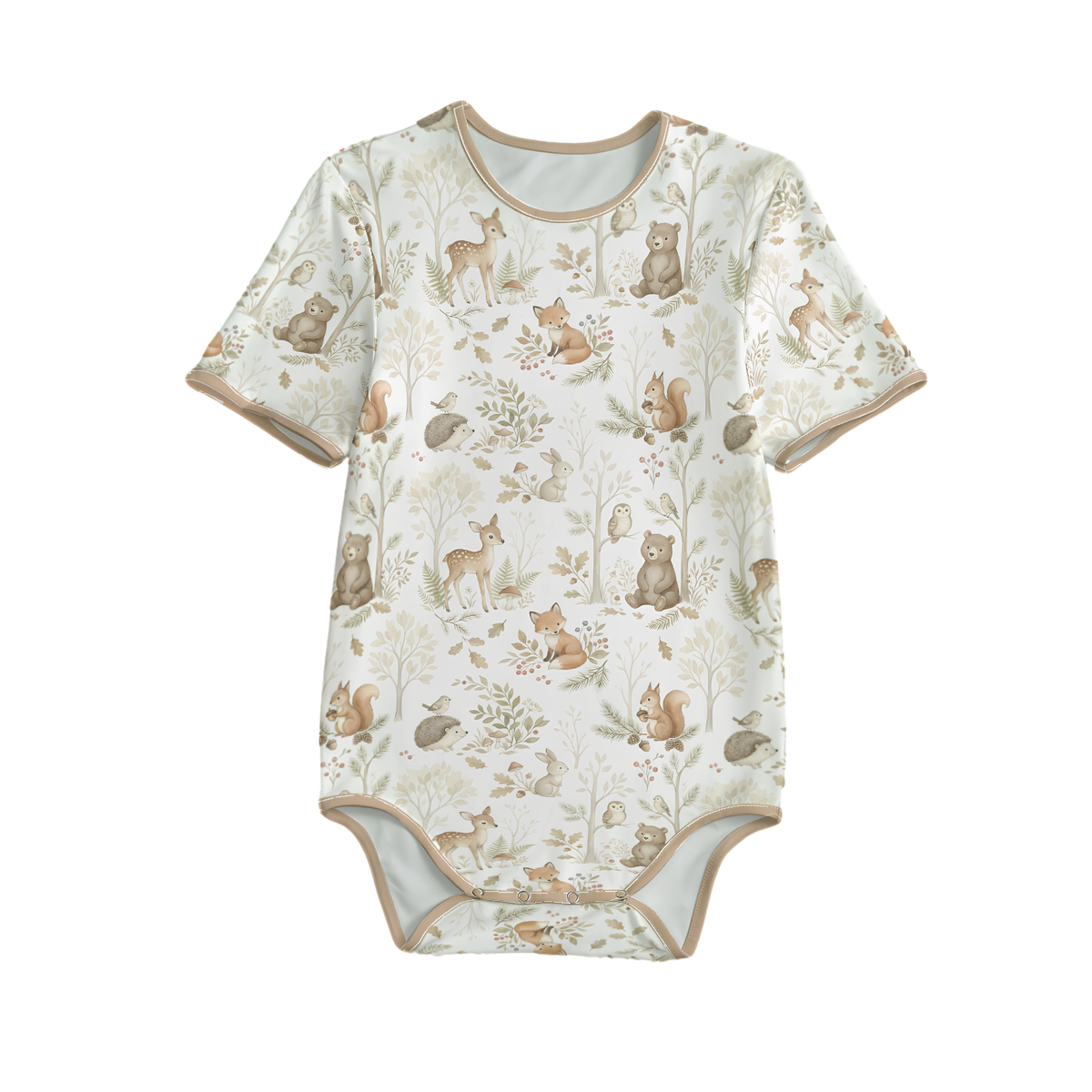 Woodland Baby short sleeve onesie