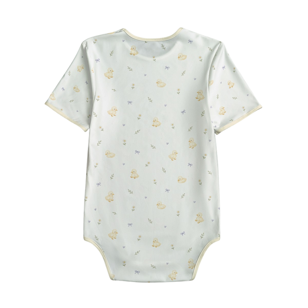 Dainty Duckling short sleeve onesie