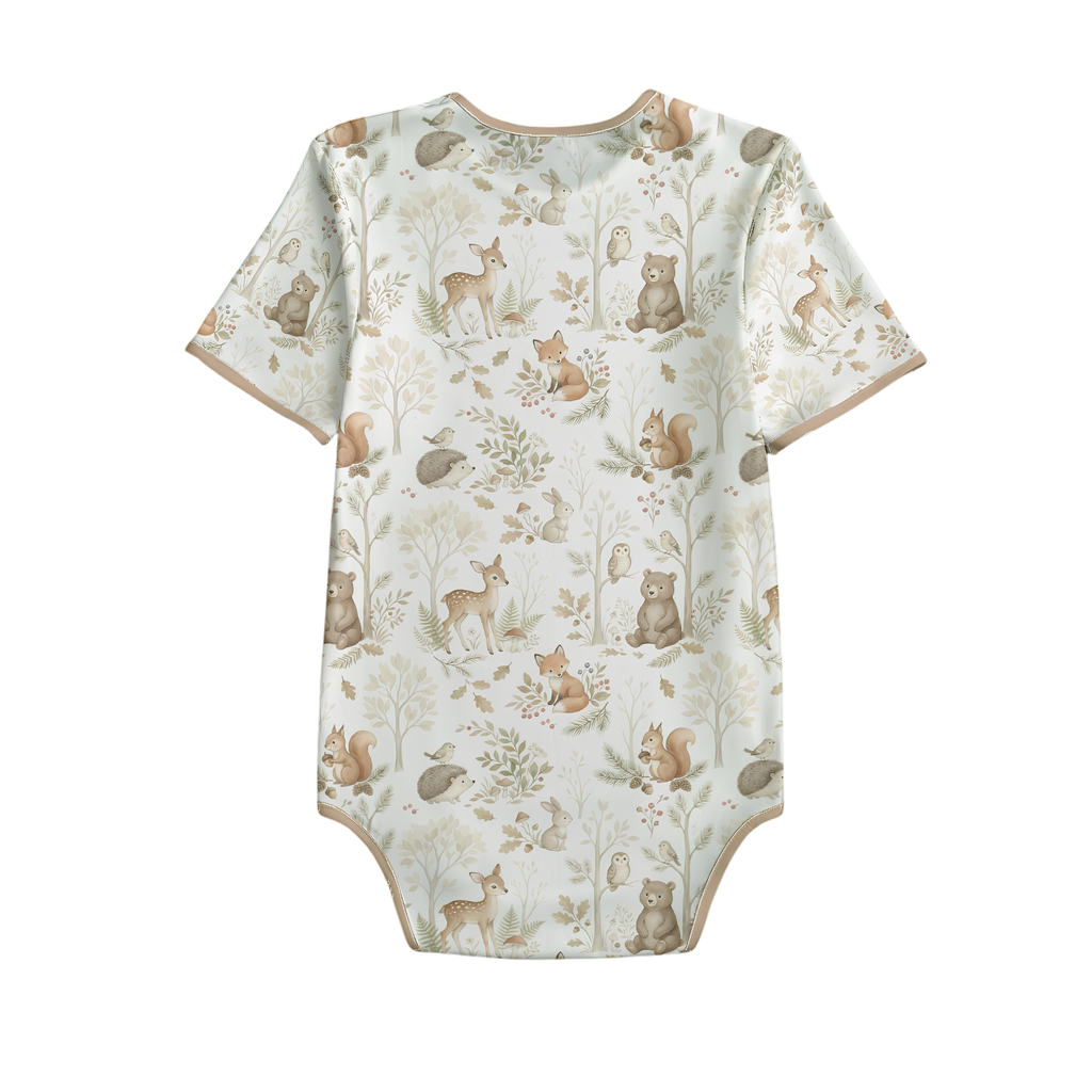 Woodland Baby short sleeve onesie